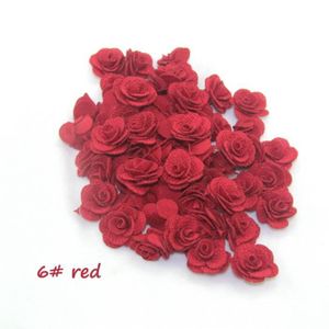 FLEUR ARTIFICIELLE 48pcs - 6 rouge - Bouquet de fleurs de camélia art