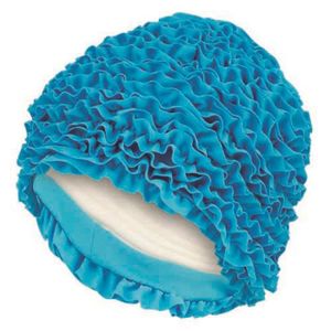Bonnet De Bain Fashy 3191 Fleurs Colorées – Étanché Avec Joint Caoutchouc