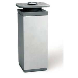 r/églables 1 cm Pieds de Support de canap/é armoires de Salle de Bain Furniture legs Pieds de Meuble r/églables en m/étal 4 Jeux de 400 kg Noir//Argent cylindrique