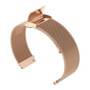 BRACELET DE MONTRE Or Rose Bracelet de montre en métal maillé de remp