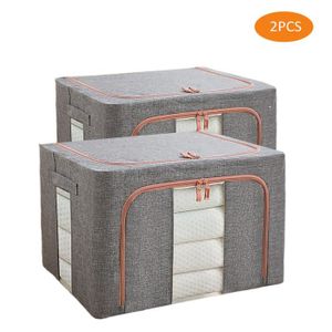 MODULOSTORAGE Boîte de rangement/tiroir pour meuble en tissu - 27x27x28 cm  - Gris clair - Cdiscount Maison