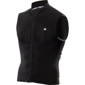 Gilet Sécurité Nuit Poche Zippée Gilet Cycliste Sans Manches WOSAWE - Respirant Et Réfléchissant - Multi-Tailles Homme - Protection Pluie Légère Gilet Réfléchissant Sécurité