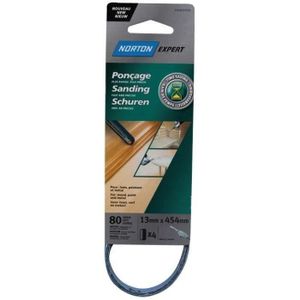 Nastri Abrasivi FERM 13mm - Set 8 Pezzi Con Grana G40, G80, G120 Per Lima A Nastro - Foto 5