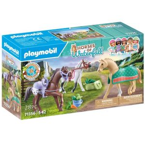 UNIVERS MINIATURE PLAYMOBIL 71356 Horses of Waterfall - 3 chevaux Mo
