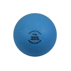 MEDECINE BALL Médecine ball gel 4kg - SPORTIFRANCE - Sea-bleu - TU - pour la gym volontaire, la rééducation et le fitness