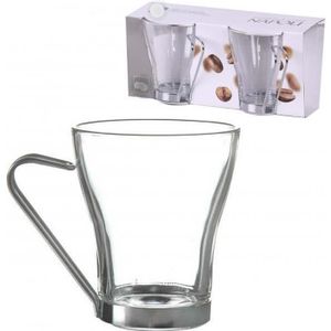 tasses /à expresso avec cuill/ère et soucoupe Lot de 4 tasses /à caf/é Jasni en acier inoxydable cadeau pour les amateurs de caf/é et de th/é.