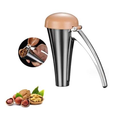 Casse-Noisettes Rétro En Acier Inoxydable Avec Levier - Ouverture Réglable Pour Noix Et Amandes