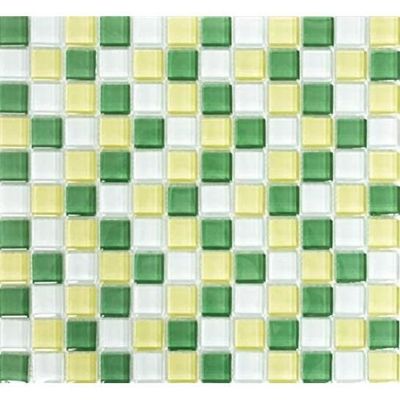 Mosaïque en verre pour piscine - Vert clair - Pastel - Vert pastel - Pour mur de cuisine ou douche
