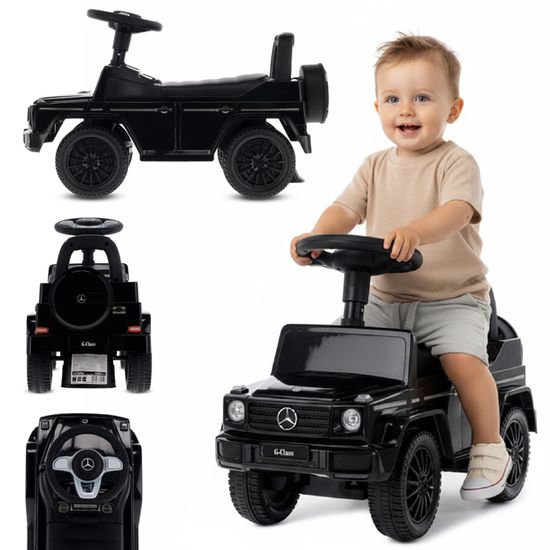 Porteur Enfant Mercedes-Benz 300S - 18-48 Mois - Coffre Rangement - Sécurité Anti-bascule