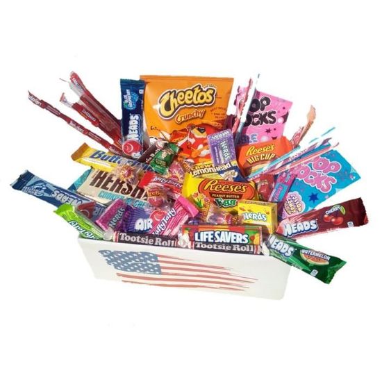 Lot de 10pcs x snacks bonbons americains import etats unis box pas cher kit  melange confiserie friandises americain bonbon nerds - Cdiscount Au  quotidien