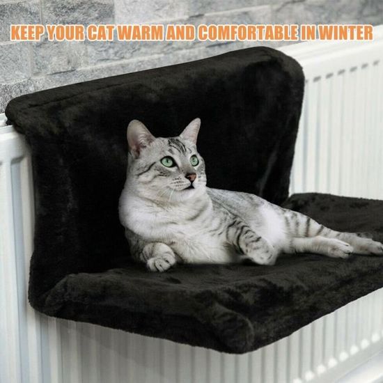 Animal de compagnie chat Animal Hammack luxe radiateur lit suspendu hiver chaud polaire panier hamacs métal fer cadre [A0B48FB]
