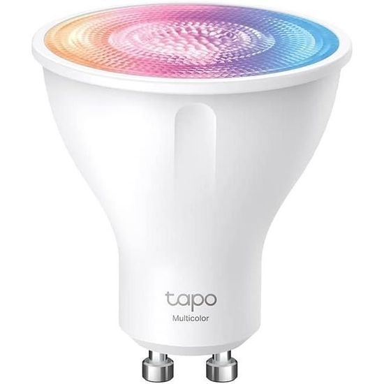 Tapo Smart GU10 LED Bulb – Multicolor, Dimmable, 2200K-6500K, 350 Lumens, 3.7W (50W Equivalent), 4-Pack, Works With Alexa & Google Home
