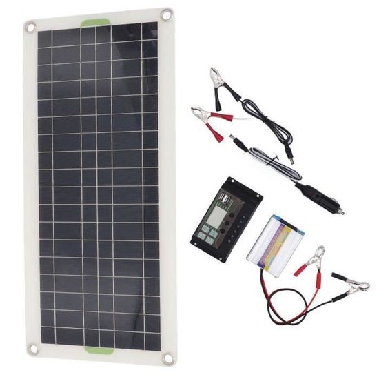 Panneau Solaire 200 W 12 V, Kit De Panneau Solaire 200 W Léger à Haut