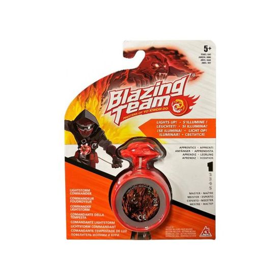 Blazing Team – Yo-yo Maître Morph – Commandeur Foudroyeur – Lion Rouge – Niveau 1 – Avec Carte Offerte – Dès 8 Ans