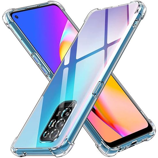 Pack Protection Pour Oppo A54 / A74 5G : Coque TPU Transparente + 2 Verres Trempés