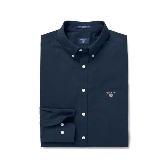 Tommy Jeans - Chemise boutonnée en lin - Bleu marine