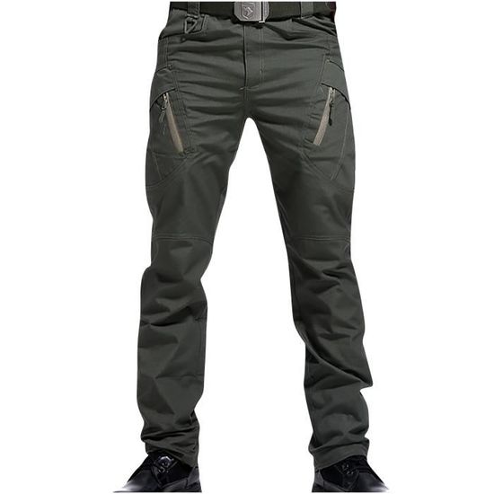 Pantalons pour hommes Pantalons cargo à poches multiples Vêtements de travail Poche cargo de sécurité au combat m28533
