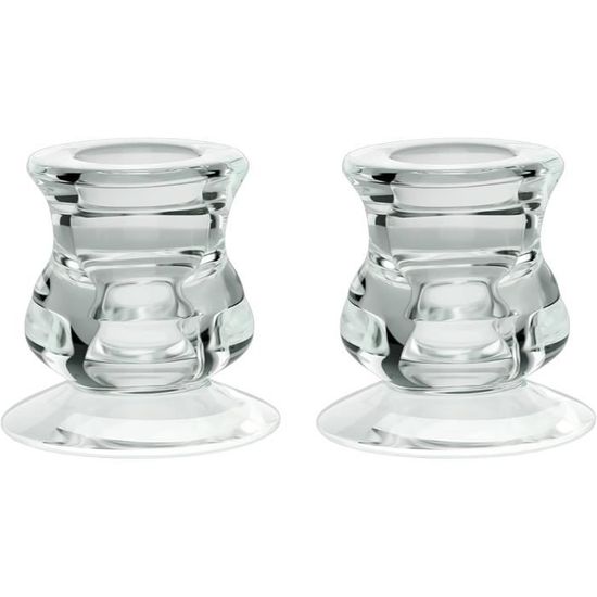 Set De 6 Bougeoirs En Verre Transparent - Pour Mariage D 594571