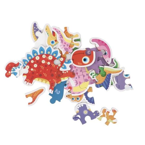 Puzzle en bois Oeuf de dinosaure l multi - KONGES SLOJD - Lou in Woods