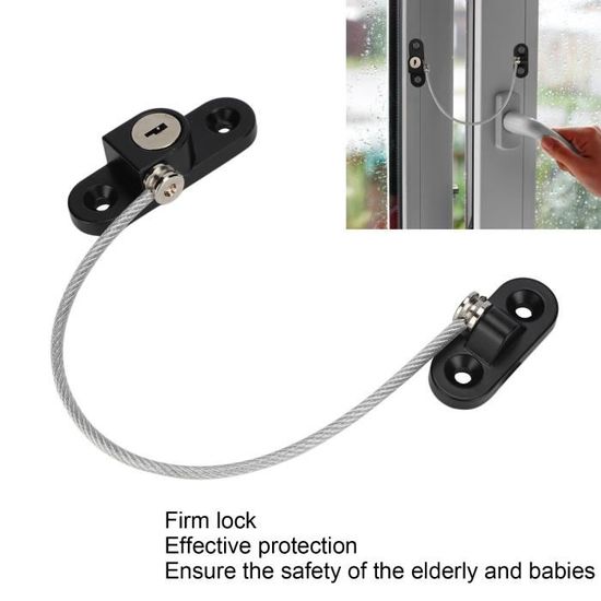 Bébé Enfant Sécurité Fenêtre Porte Ouverture Restricteur Câble De Sécurité  - Cdiscount Puériculture & Eveil bébé