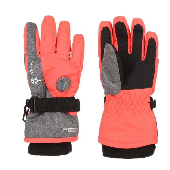 WANABEE Gants de ski Gardy 200 GT - Enfant fille - Corail - Cdiscount Sport