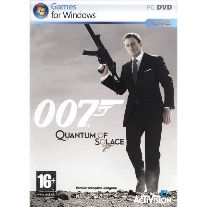 Activision James Bond Quantum Of Solace / Jeu PC Dvd