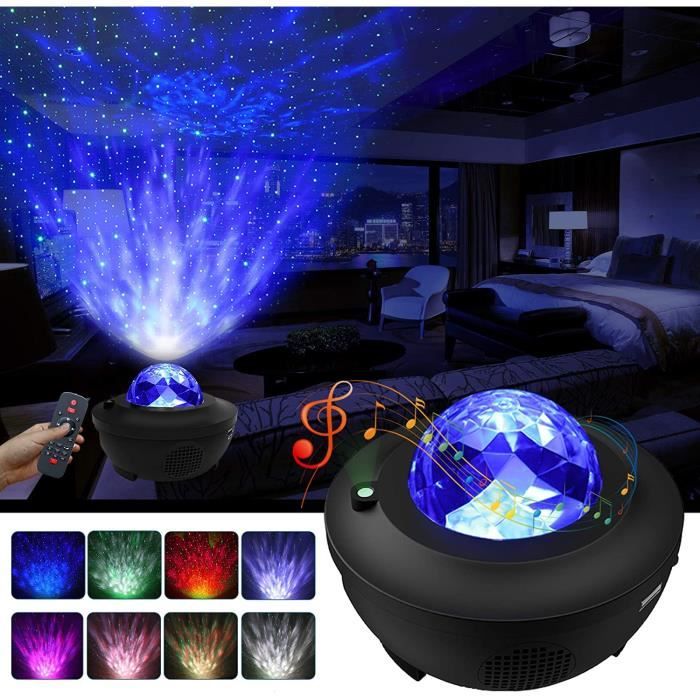 Projecteur de veilleuse 3 en 1 projecteur Galaxy projecteur étoile avec nuage de nébuleuse LED pour enfants chambre salles de jeux