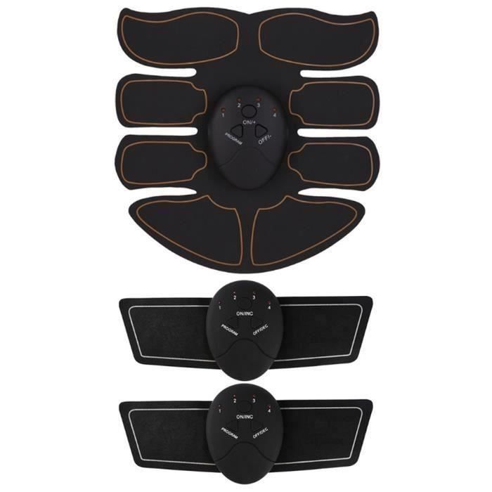 Musculaire Rechargeable Stimulateur EMS Abdominale Abdos Appareil Musculation Bras Abdomen Dos Jambe Cuisse pour Hommes et F My15711
