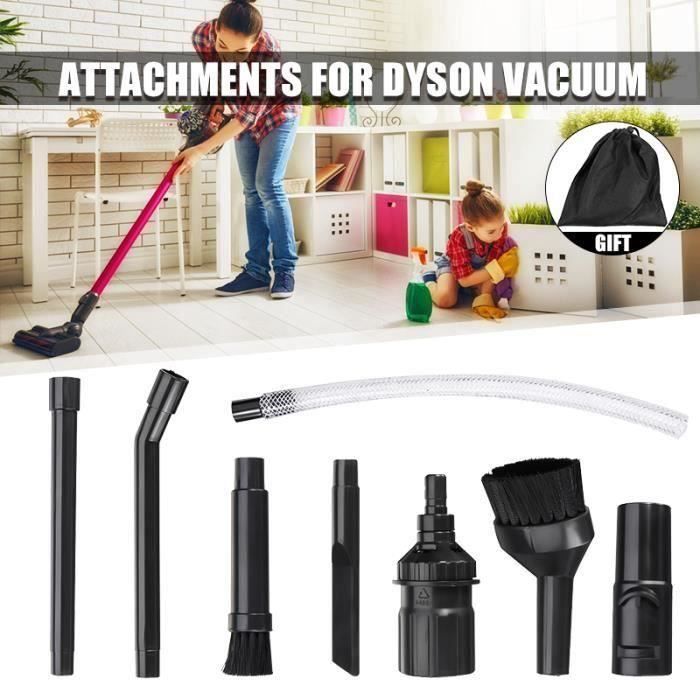NEUFU 8PCS Accessoire Aspirateur Brosse Pour Dyson V6 32 mm