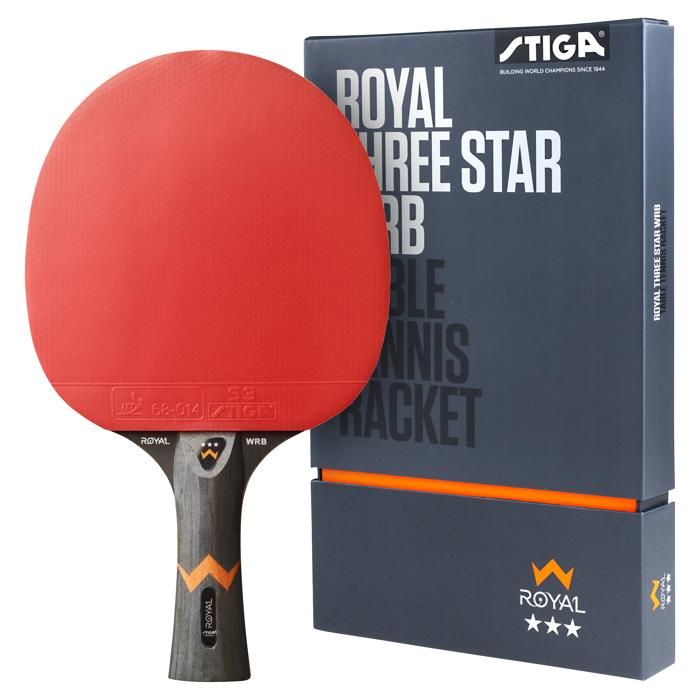 STIGA Raquette de tennis de table ROYAL THREE STAR WRB