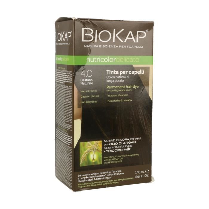 Biokap+Teinture brune douce (couleur châtaigne naturelle) 140 ml (Chatain)