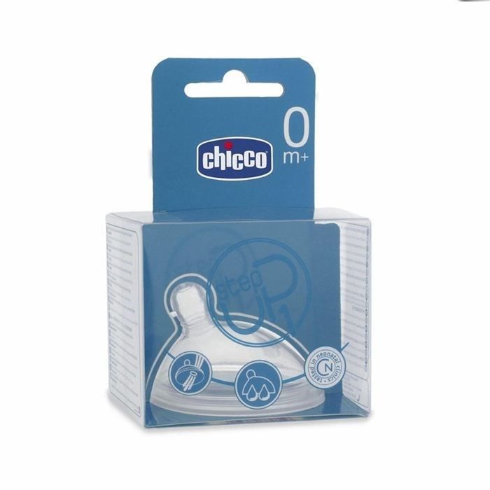 CHICCO Tétine Step-Up 1 Flux moyen 0m+