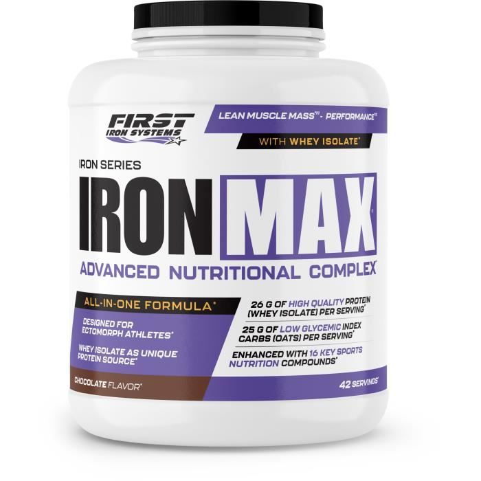 IronMax 2800g Chocolat Proteine Creatine BCAA Glutamine