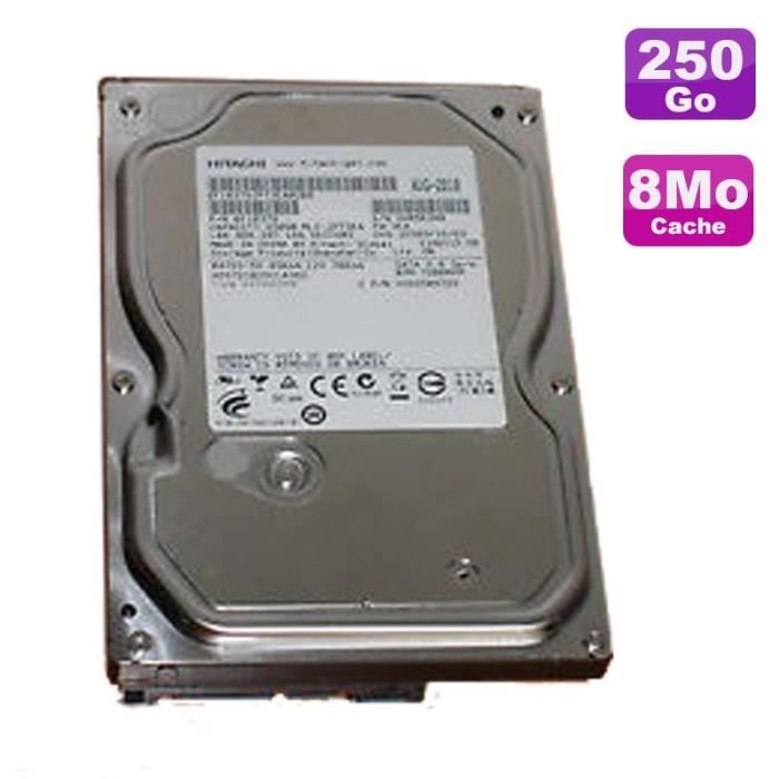 Disque Dur 250Go Hitachi 3.5\