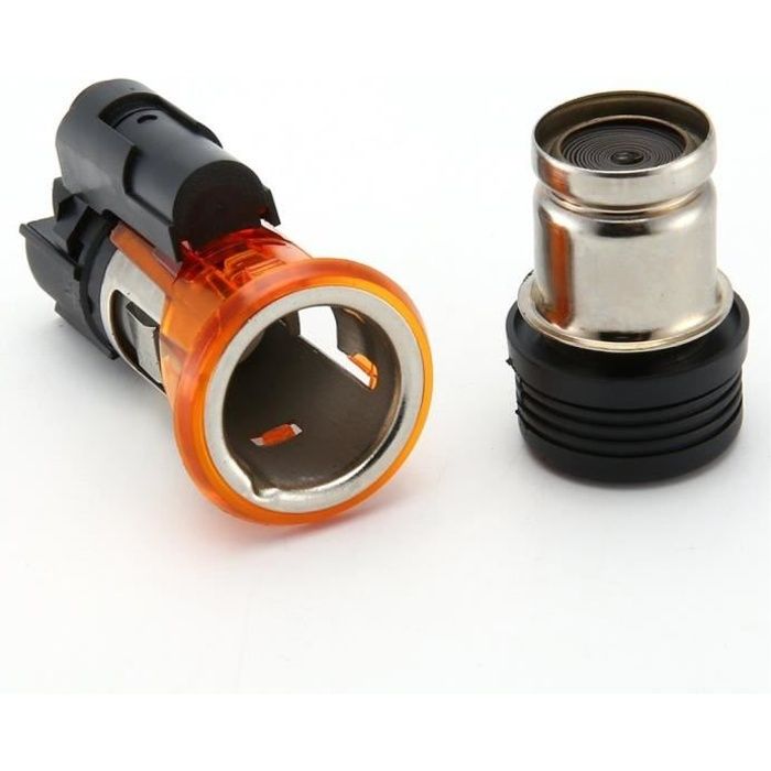 822754 Prise universelle pour allume-cigare de voiture 12V pour Peugeot, noir