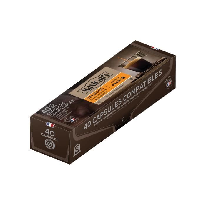 Pur Arabica d’Amérique latine, souligné par une mousse onctueuse et veloutée. Idéal pour accompagner tous les moments de détente.Co