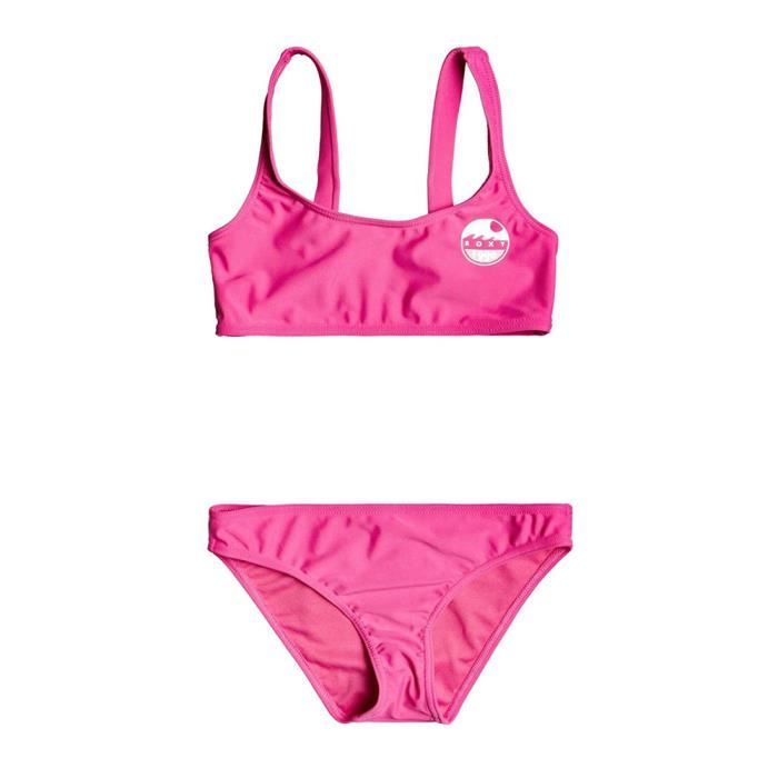 Maillot de Bain Rose 2 Pièces Fille Roxy EARLY