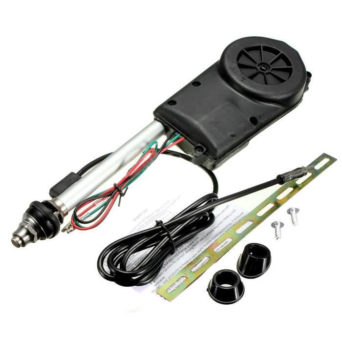 Booster de puissance de voiture electrique aerienne Radio Antenne automatique Kit Noir