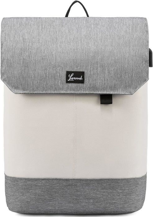 Sac à Dos Femme LOVEVOOK 15,6 Pouces - Antivol, USB, Imperméable - Rose