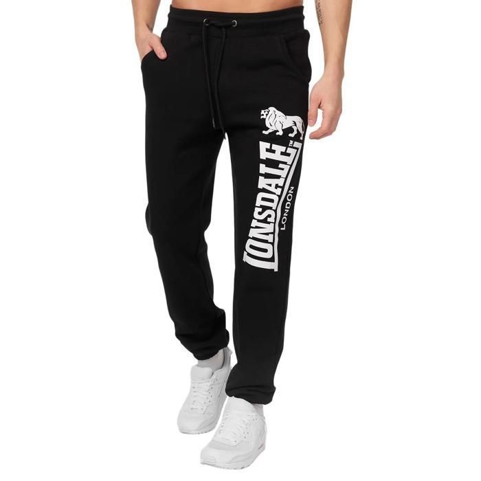 Pantalon de jogging Lonsdale Ockle - black Pantalon de jogging Lonsdale Ockle - black