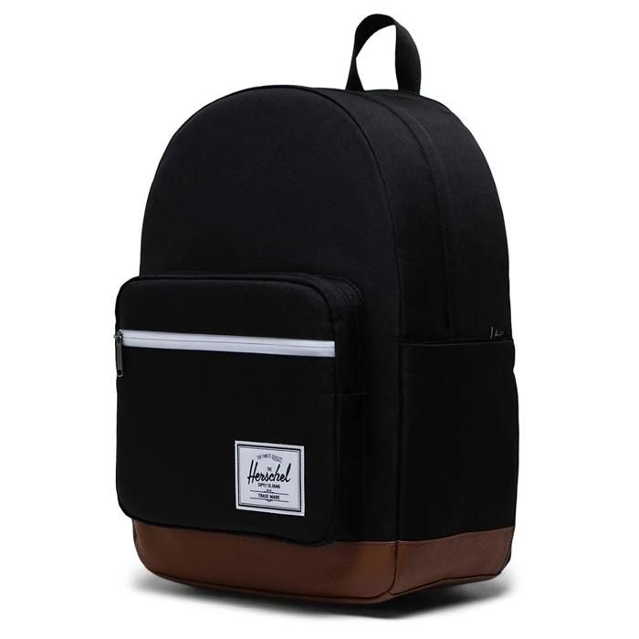 Sac à dos - Herschel - Pop Quiz - Noir/Camel - Éco-responsable - Taille unique