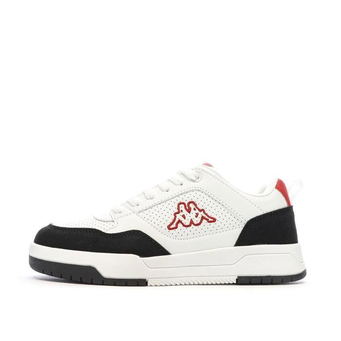 Kappa Baskets Blanches/Noires/Rouges Garçon Kappa Manis