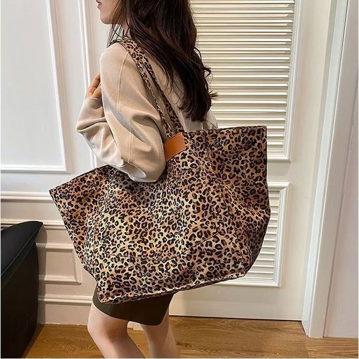 Sac Fourre-tout Enzo Angiolini Imprimé Léopard - Bandoulière Amovible, Occasion