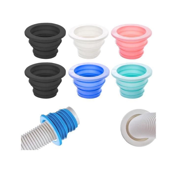 Bouchon Anti-Odeur Silicone Machine à Laver - Lot Joints Étanchéité Vidange Cuisine Salle De Bain 3 Tailles