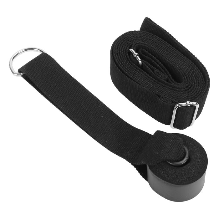 SALUTUYA Sangle d'étirement de porte STRAPE DE PORTE DE PORTE FLEXIBLE  Dance ballet de gymnastique hygiene specifique Noir