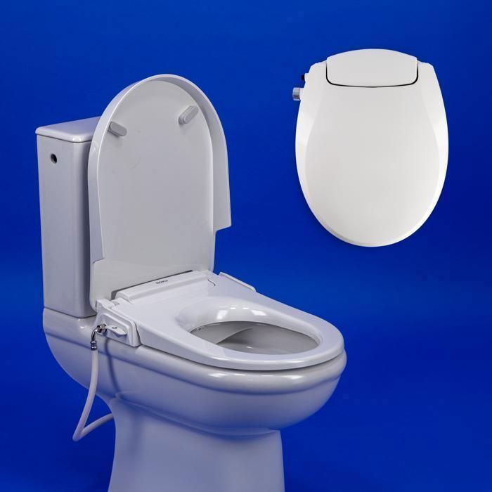 Abattant Japonais BOKU (forme ovale) - Filtre Hydro - Hygiénique et Écologique - Lavage par Jets