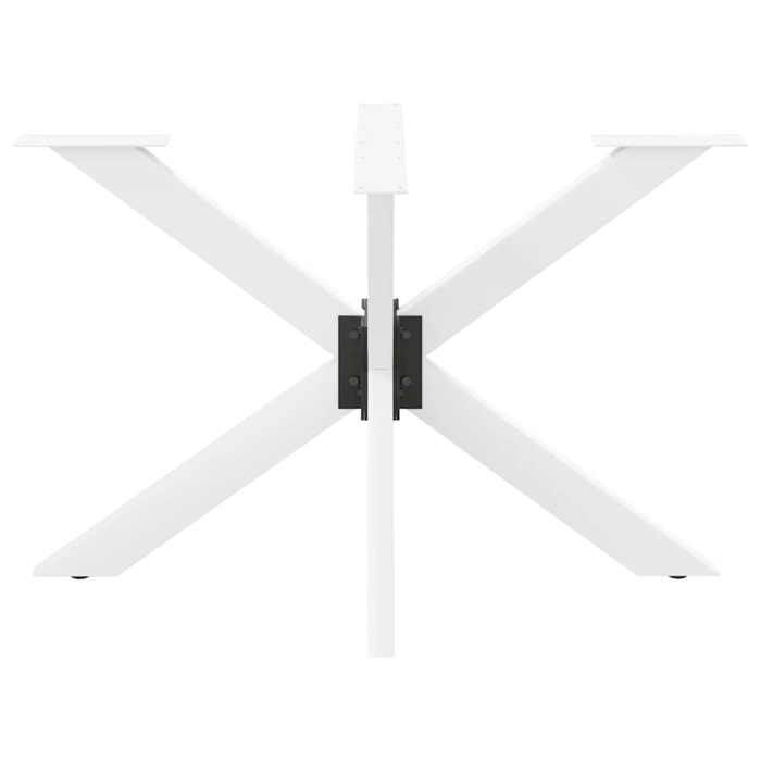 Holiday Solde@ Pied de table à manger 1 PC - SHELD - PIED DE TABLE/Accessoire pour table - en forme daraignée blanc 120x68x(72-73
