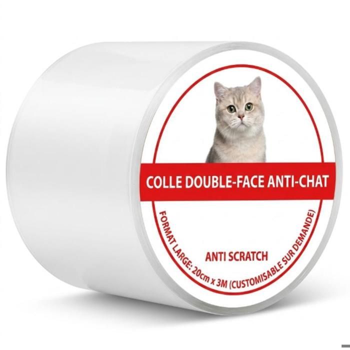 Protection meubles anti-griffes 3M double face transparente pour fauteuil