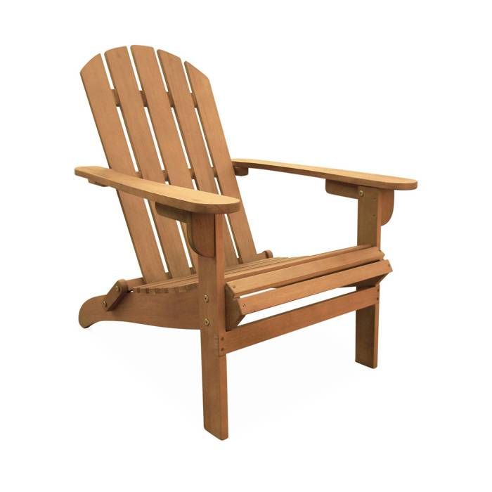Fauteuil de jardin bois deucalyptus ADIRONDACK SALAMANCA