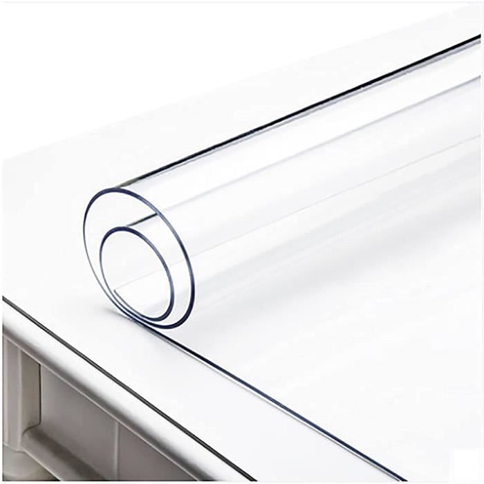 Nappe Table Toile Film Nappe Transparente, Film De Table Protecteur  Transparente Lavable Feuille De Pvc Souple Nappe De Prote[538] - Cdiscount  Maison